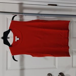 Charter clue sleeveless orange top